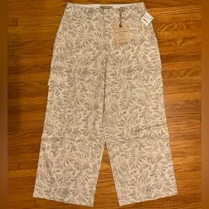 NEW DEMOCRACY HIGH RISE WIDE LEG TROPICAL PRINT WIDE LEG PANT SIZE 10